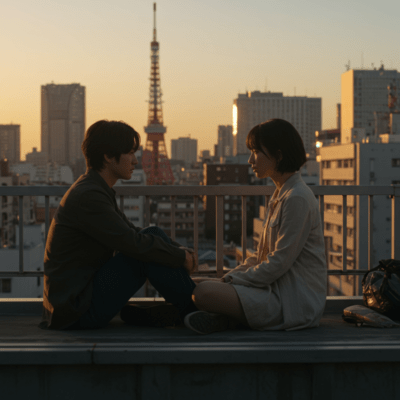 Last scene of the face