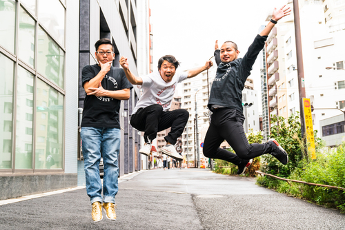 Around 40 Japanese Guyz