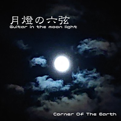 Guitar in the moon light-