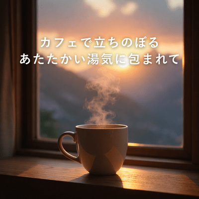 Wrapped in the warm steam rising from the cafe