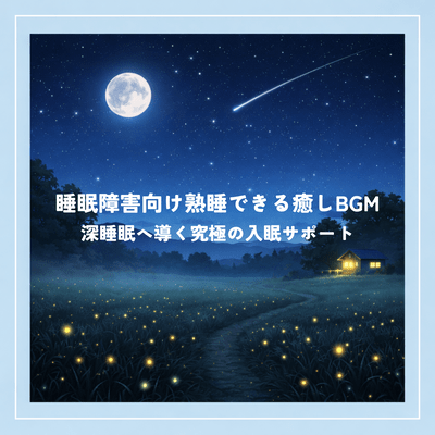 Soothing background music for deep sleep, perfect for those with sleep disorders.