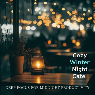 Cozy Winter Night Cafe Deep Focus for Midnight Productivity