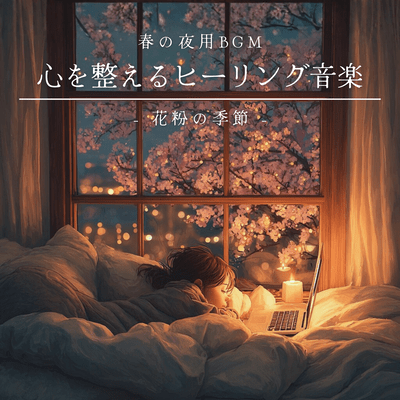 Healing Music to Calm Your Mind - Spring Night BGM - Pollen Season -