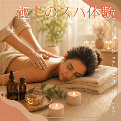 Luxury Spa Experience: Healing Nature Sounds, Ocean Waves, 1/f Fluctuation, Recovery & Mindfulness