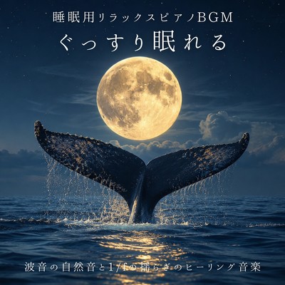 Relaxing Sleep Piano Music - Ocean Wave Nature Sounds and 1/f Fluctuation Healing Music for Restful Sleep