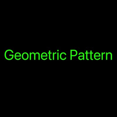 Geometric Pattern