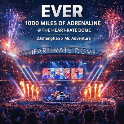 EVER (1000 MILES OF ADRENALINE @ THE HEART-RATE DOME)