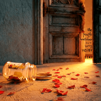 the people next door are very noisy