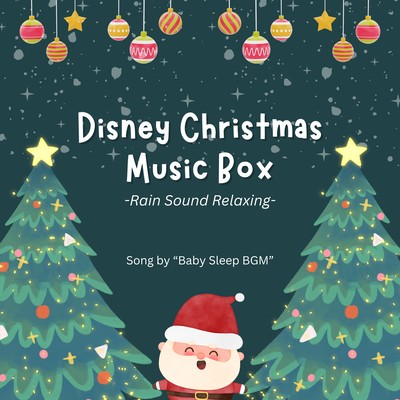 Disney Christmas Music Box-Rain Sound Relaxing-