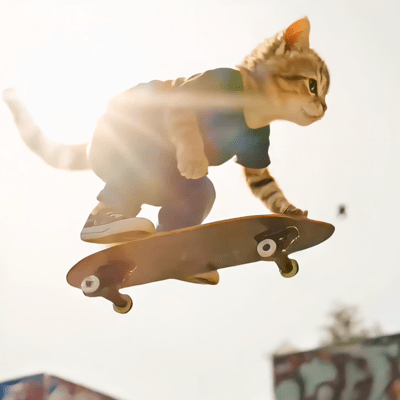 Overlooking the Blue World