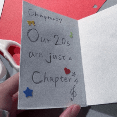 our 20s are just a chapter