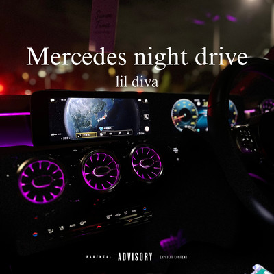 Mercedes night drive