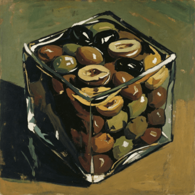 Jar of Salted Olives