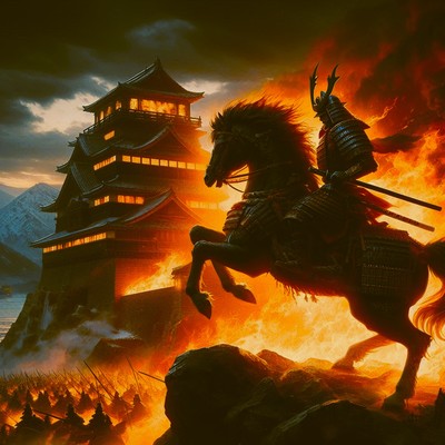 "Chanbara" for orchestra and electric guitar, Chapter 1 "Fire"