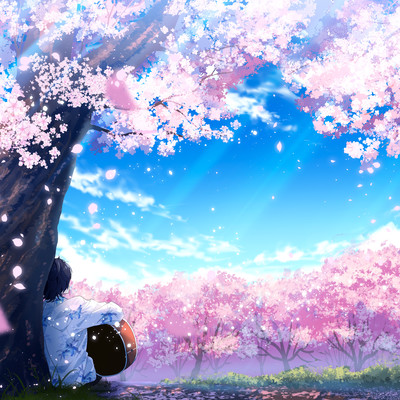 Falling Cherry Blossoms
