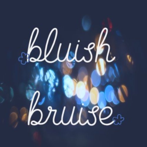 bluish bruise