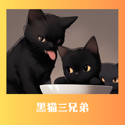 The Three Black Cats