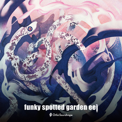 Funky spotted garden eel