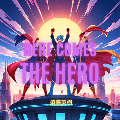 Here comes the hero