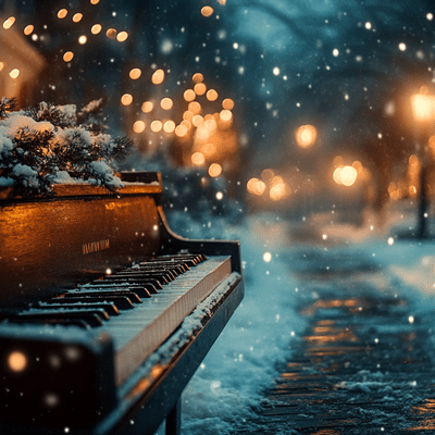 Sad Piano BGM to listen to on a snowy night vol 1