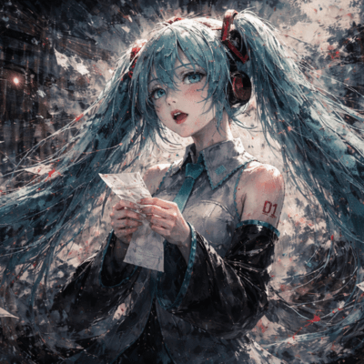 A crumpled receipt in my pocket (feat. HATSUNE MIKU)