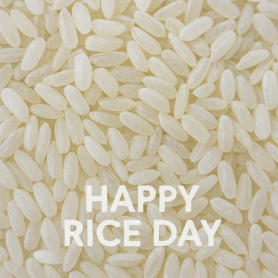 Happy Rice Day