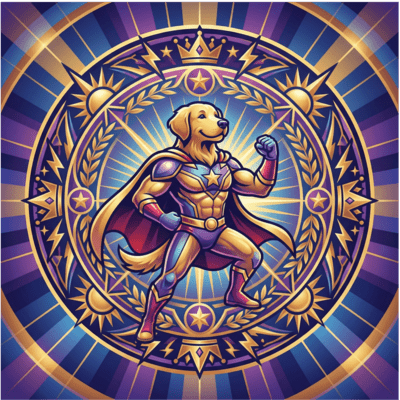 The Epic Theme Playing in an Omnipotent Dog's Mind