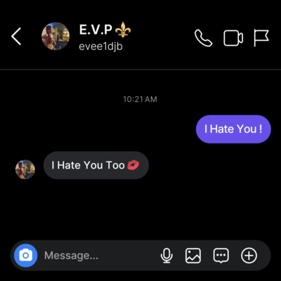 You hate me so I hate you