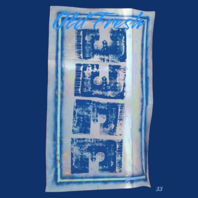 Old fresh 33 blue