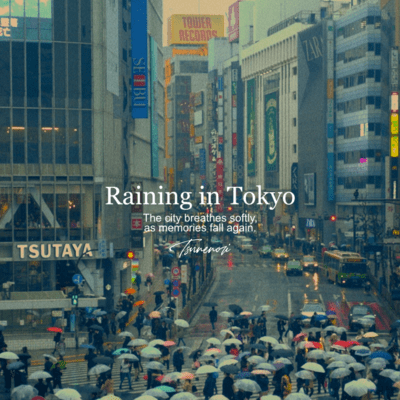 Raining in Tokyo