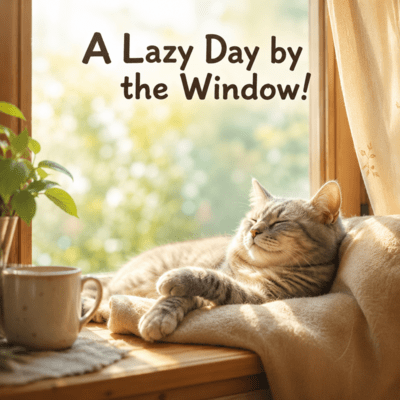 A Lazy Day by the Window!