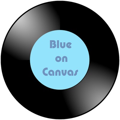 Blue on Canvas