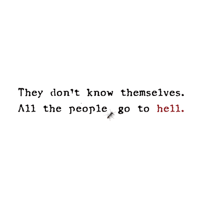 They don't know themselves
