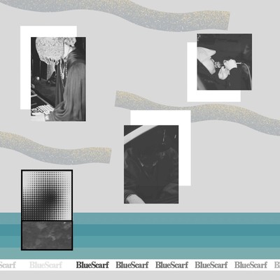 Blue Scarf
