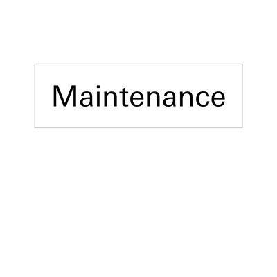 Maintenance