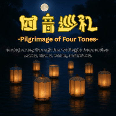 Pilgrimage of Four Tones -sonic journey through four Solfeggio frequencies: 432Hz, 528Hz, 741Hz, and 963Hz.-