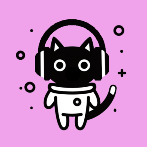 neon light cat