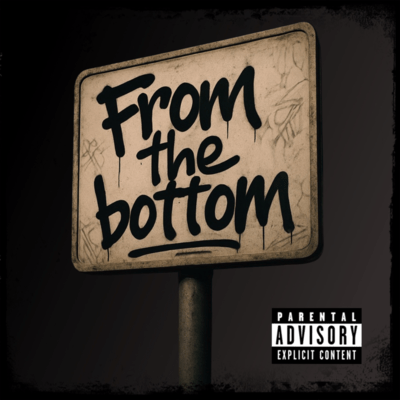 from the bottom