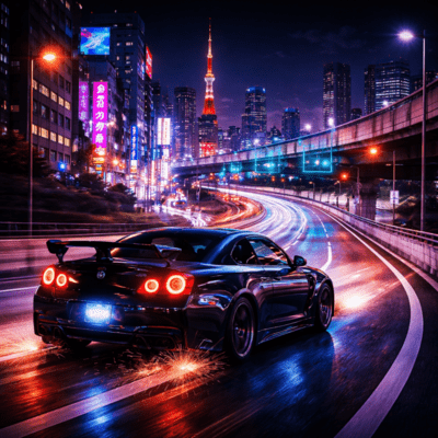 Midnight Tokyo Expressway / The Metropolitan Expressway at 3 A.M. (Instrumental Rock)