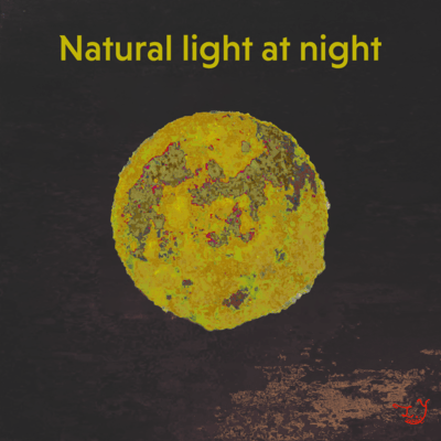 Natural light at night
