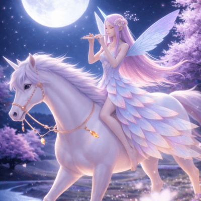 Night Sakura Unicorn Rebirth