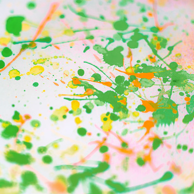Orange and green