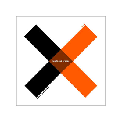 black and orange