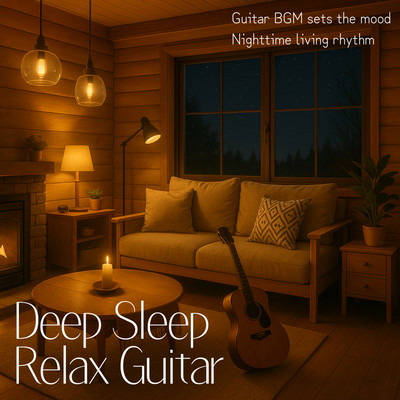 Deep Sleep Relaxation Guitar - Setting the Mood with Guitar BGM - Embracing the Rhythm of Nighttime Living
