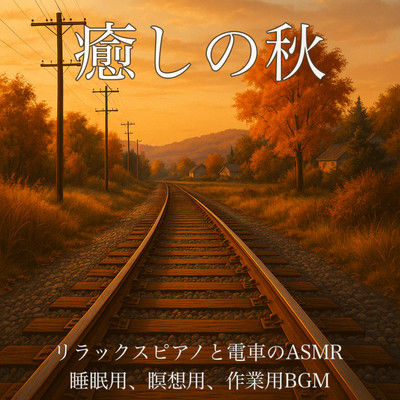 Soothing Autumn: Relaxing Piano and ASMR Train Sounds for Sleep, Meditation, and Work BGM
