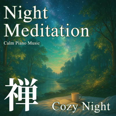 Night Meditation - Calm Piano Music - Cozy Night Zen