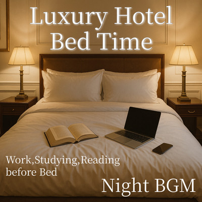 Luxury Hotel Bed Time -Night BGM- Work,Studying,Reading before Bed
