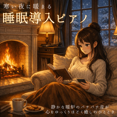 Warm Up on Cold Nights with Sleep-Inducing Piano The quiet crackle of a fireplace slowly unwinds your heart A healing moment For sleep For reading For nighttime routines