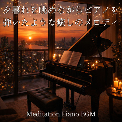 Soothing Melody Like Playing Piano While Watching the Sunset: Meditation Piano BGM