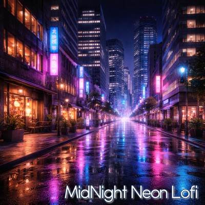 Midnight Neon Lofi - For Work, Study and Night Routines